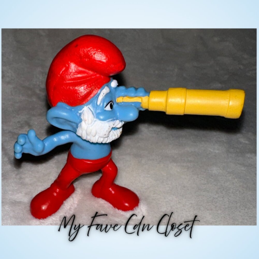 Papa Smurf Vinyl Figurine**McDonalds Happy Meal Toy
